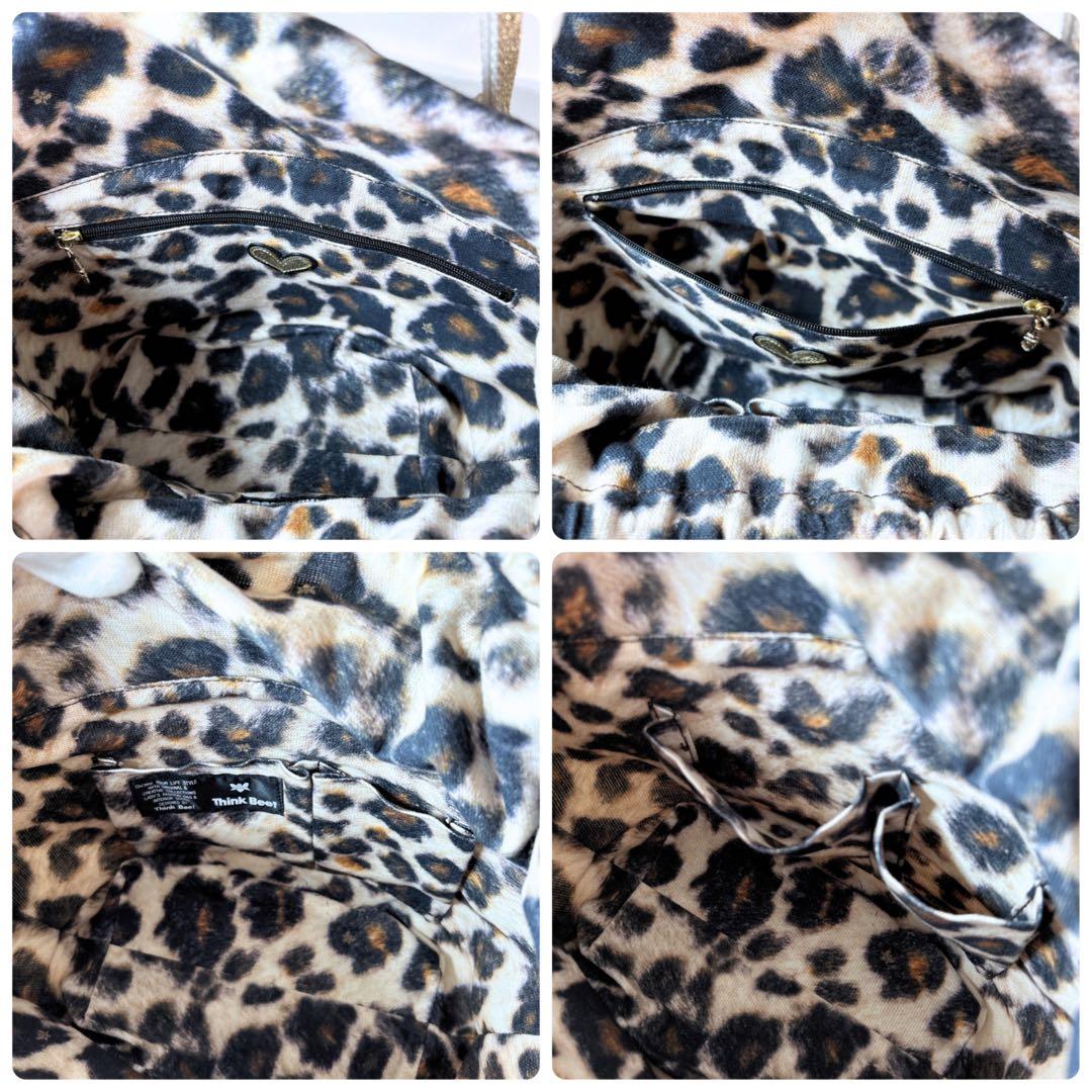 【現行 未使用】 シンクビー かごバッグ バッソサバーナ 巾着 ハート ベージュ