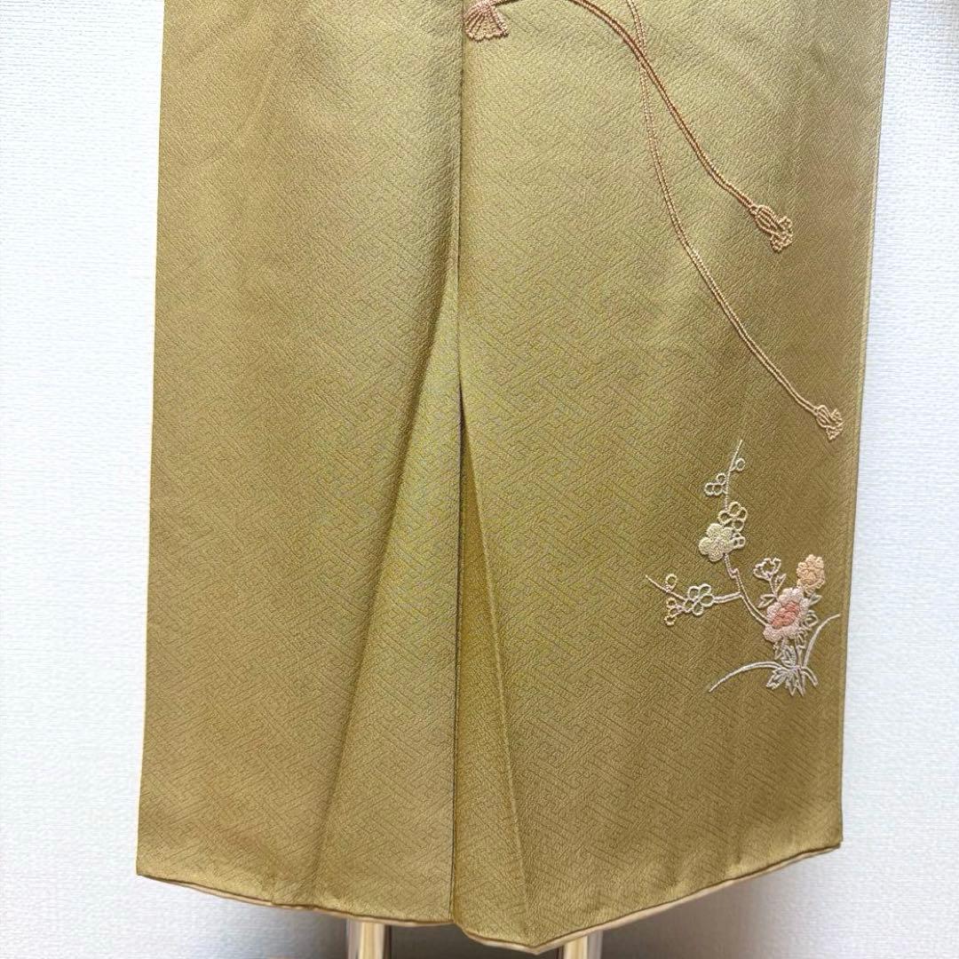 25 付け下げ訪問着フルセット 正絹 ベージュ 薄茶 総刺繍 相良刺繍 暈し染め