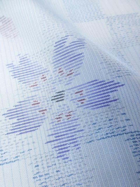 未着用に近い！さが美製＊白大島紬＊本場大島紬＊着物＊防水済み＊１６６ｃｍ＊裄６９