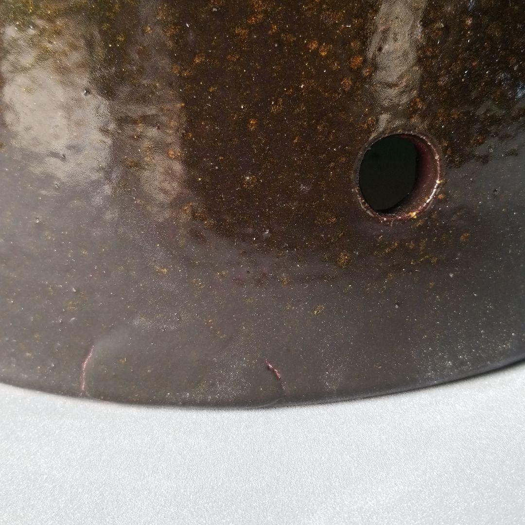 訳あり出品⤵⤵信楽焼　傘立て  台形型バラ絵 高さ３９cm