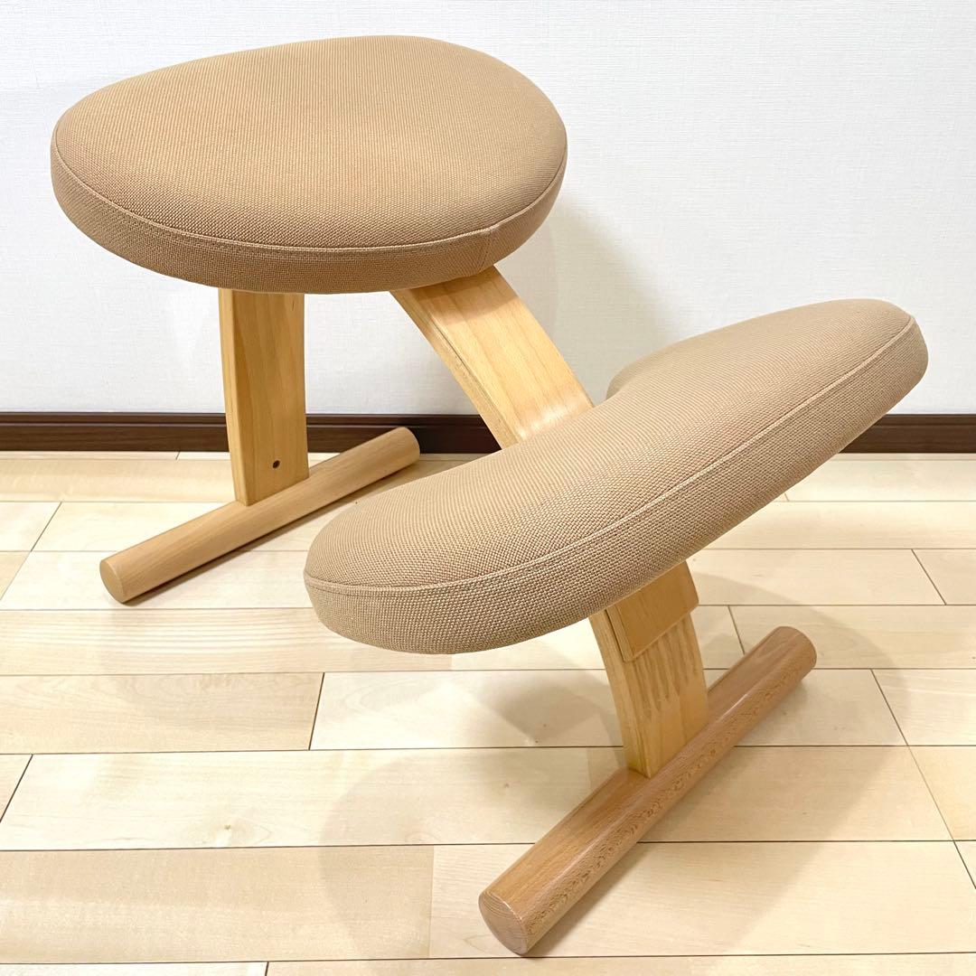 バランスラボ バランスチェア バランスイージー ベージュ 中古美品