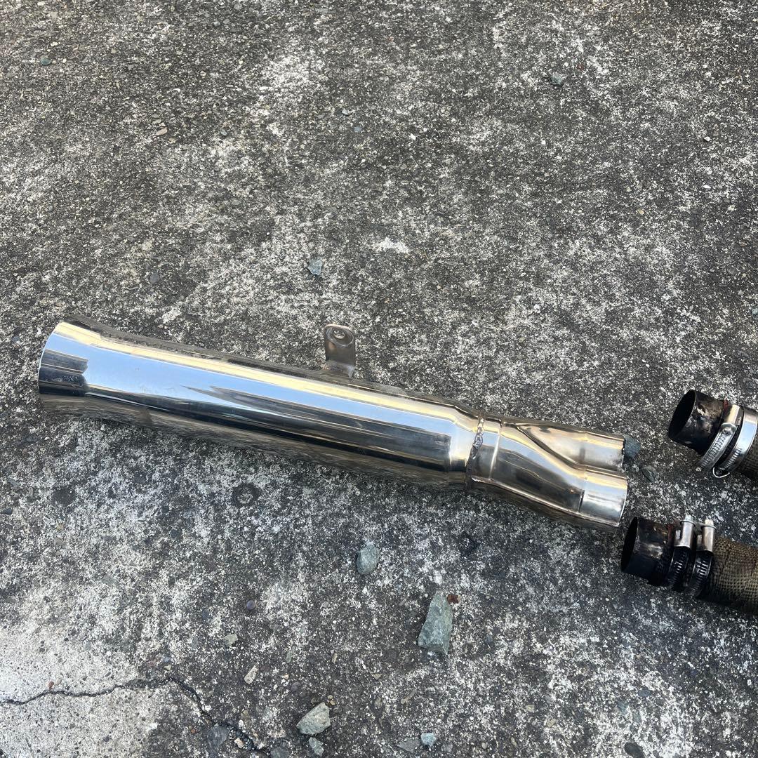 即購入OK ドラッグスター400取り外し 社外　アメリカンドラッカーズ　マフラー