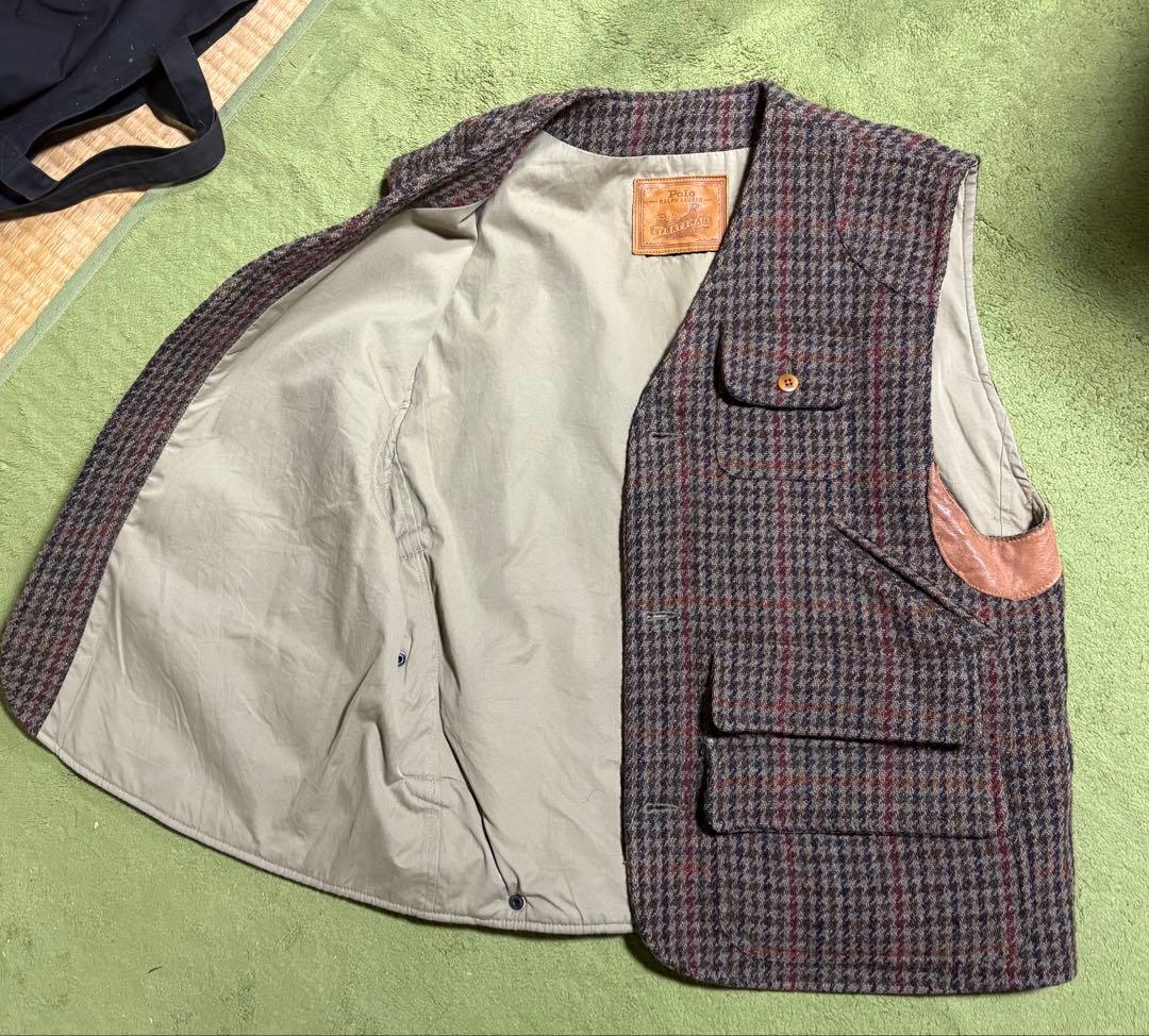 【希少】ラルフローレン SPORTSMANヴィンテージ ベスト L ウール