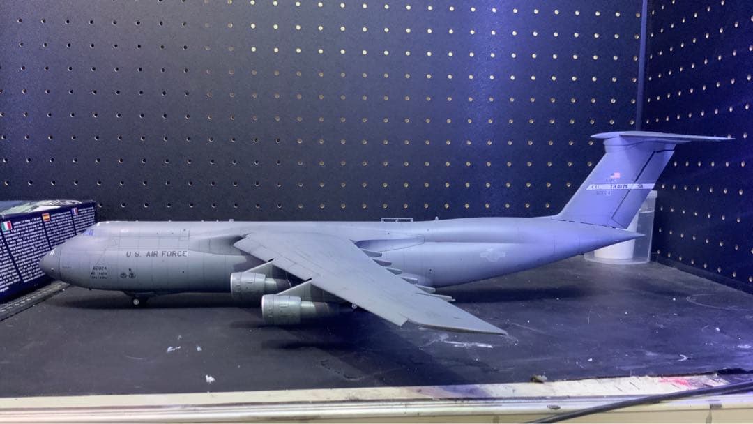 1/144スケールC5Bギャラクシー米軍大型輸送機