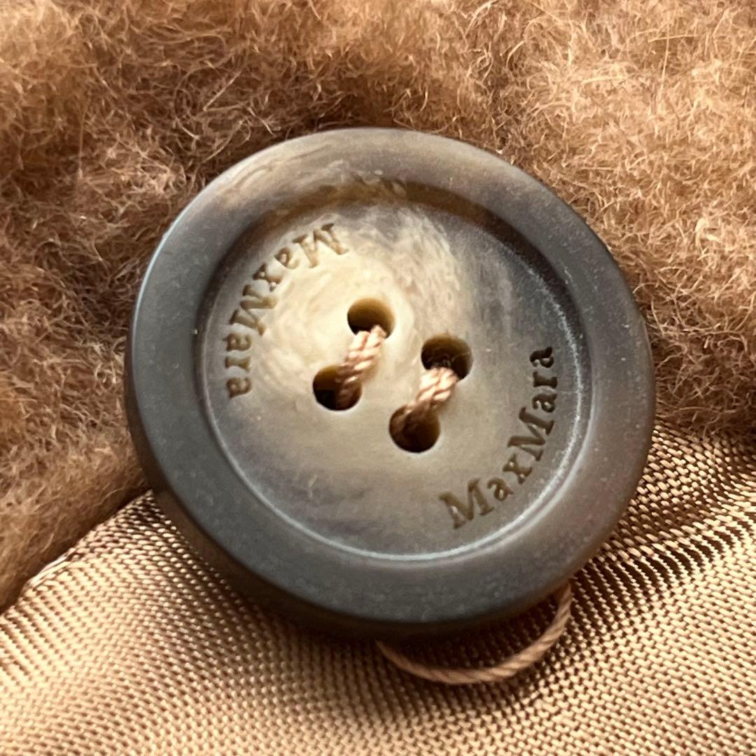 新品未使用✨ Max Mara 白タグ テディベア ポンチョ ケープ キャメル