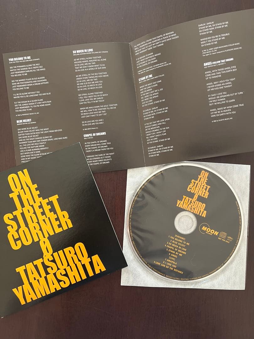 ★ 山下達郎 非売品 CD 「ON THE STREET CORNER 0」 ★