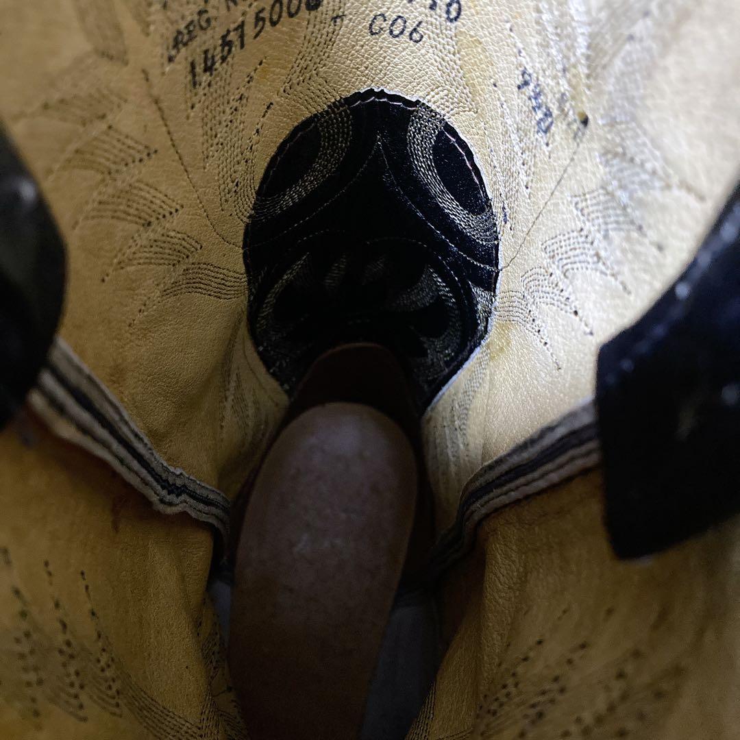 トニーラマ ウエスタンブーツ USA カウボーイ 本革 ブラック 黒 27