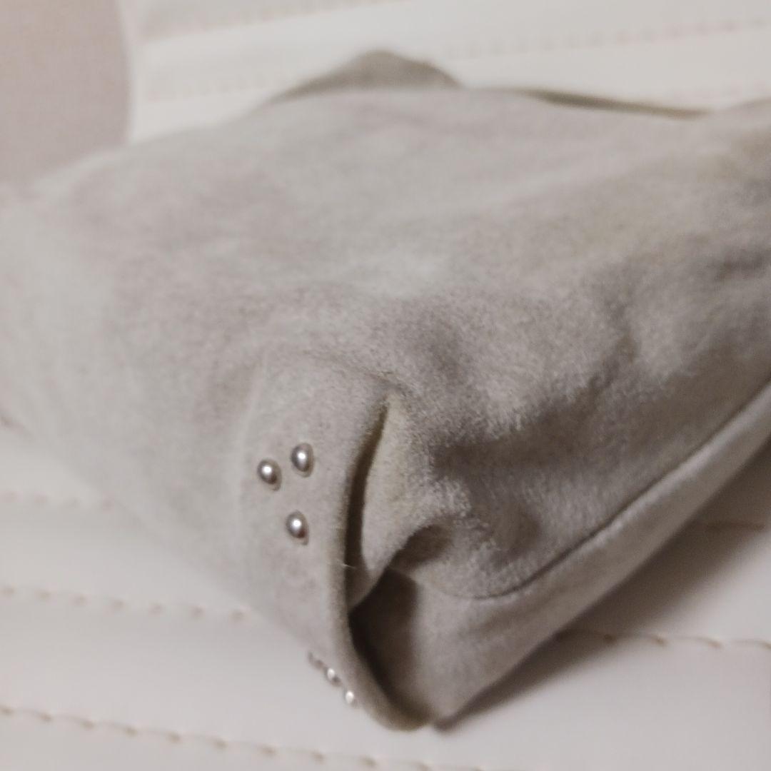 3006【希少】テッセンクリエーション　スエードバッグ　ナチュラル