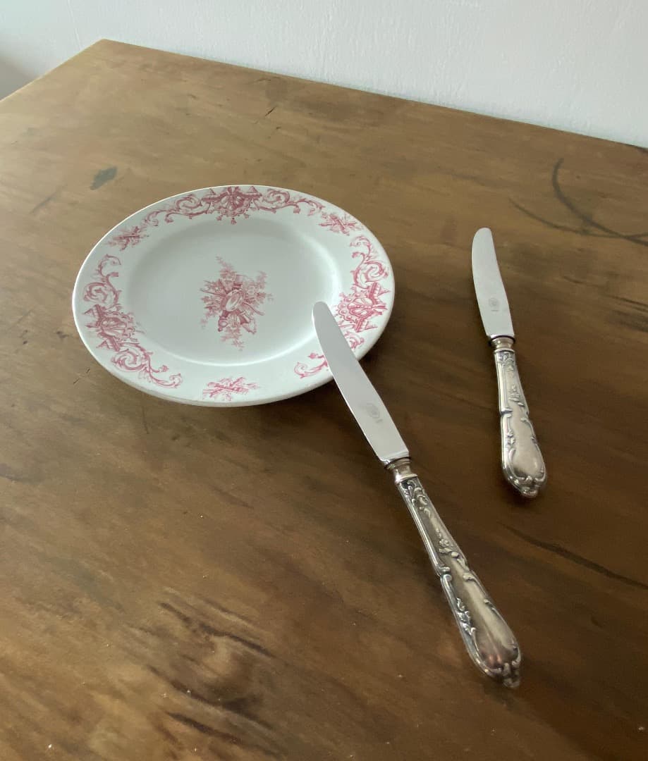 アンティークナイフ 装飾 ナイフ フランス アンティーク バターナイフ 希少