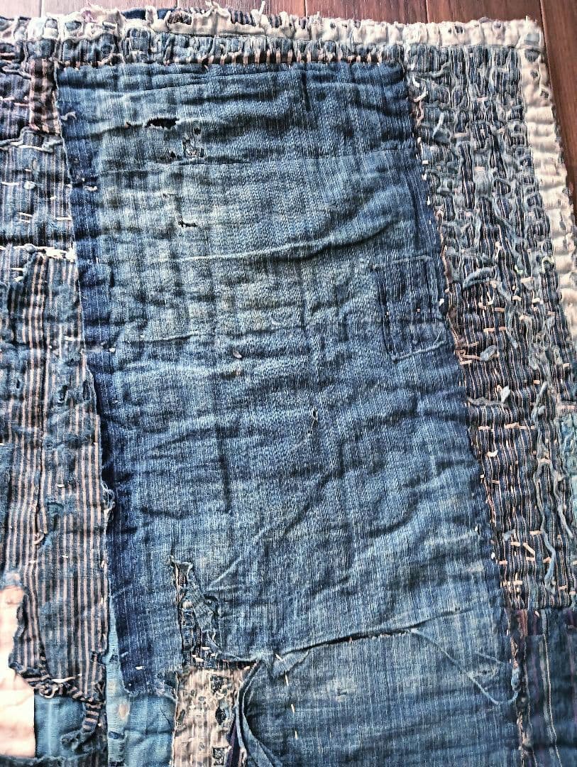 3kg厚手　究極の襤褸敷物　退廃的　boro japan vintage
