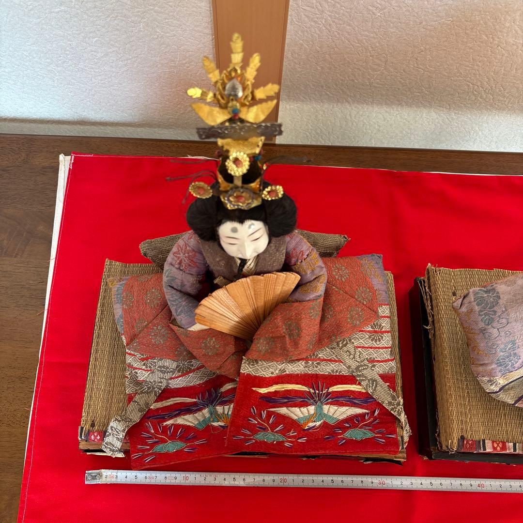 大正 昭和初期 雛人形 アンティーク 骨董 レトロ 戦前 ひな人形