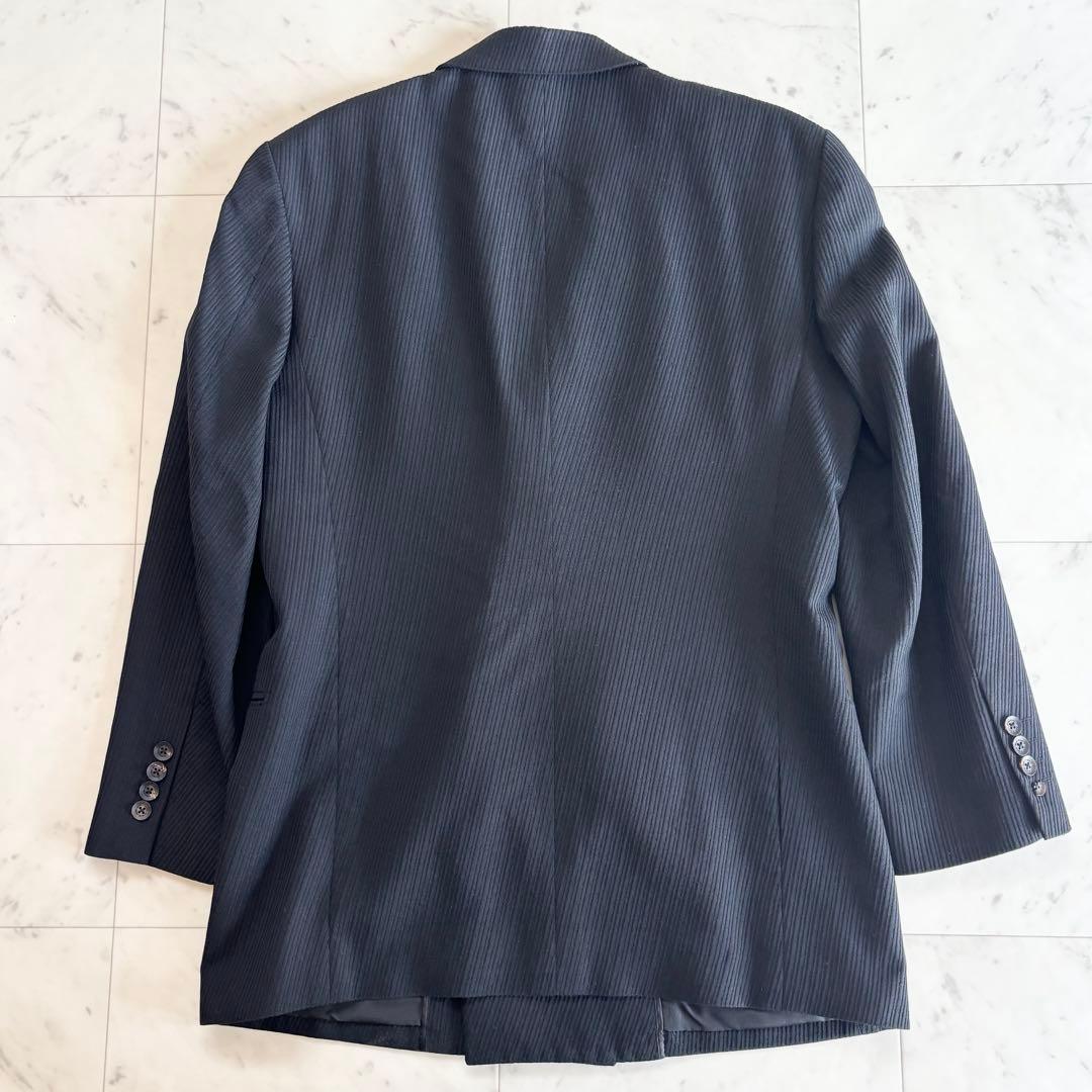 メンズティノラス 3ピース ストライプ ダブル セットアップ スーツ ジレ M