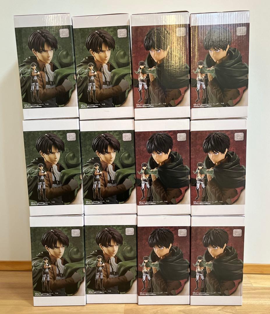 進撃の巨人Grandistaリヴァイ エレン・イェーガー　フィギュア