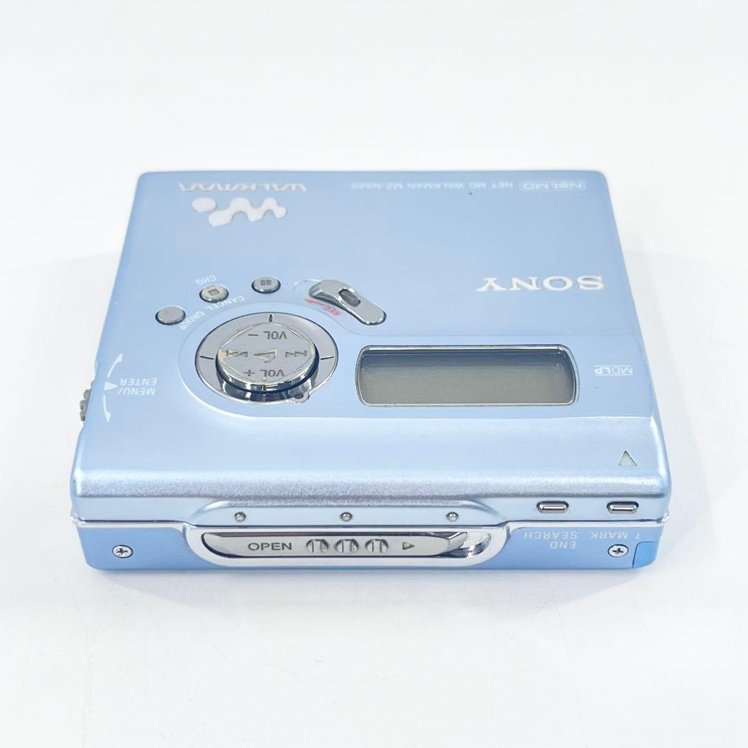 動作品 SONY MDウォークマン MZ-N920 再生OK