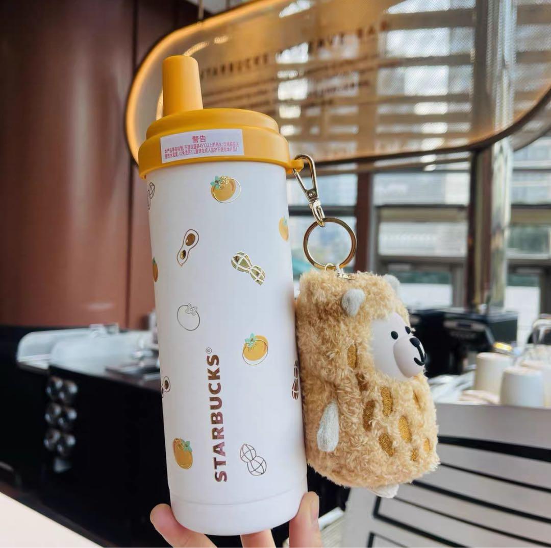 海外限定 Starbucks 干支 ベアチャーム付き タンブラー 570ml②