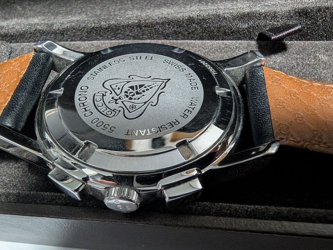 GUCCI レザーベルト 腕時計