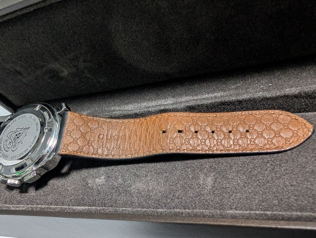 GUCCI レザーベルト 腕時計