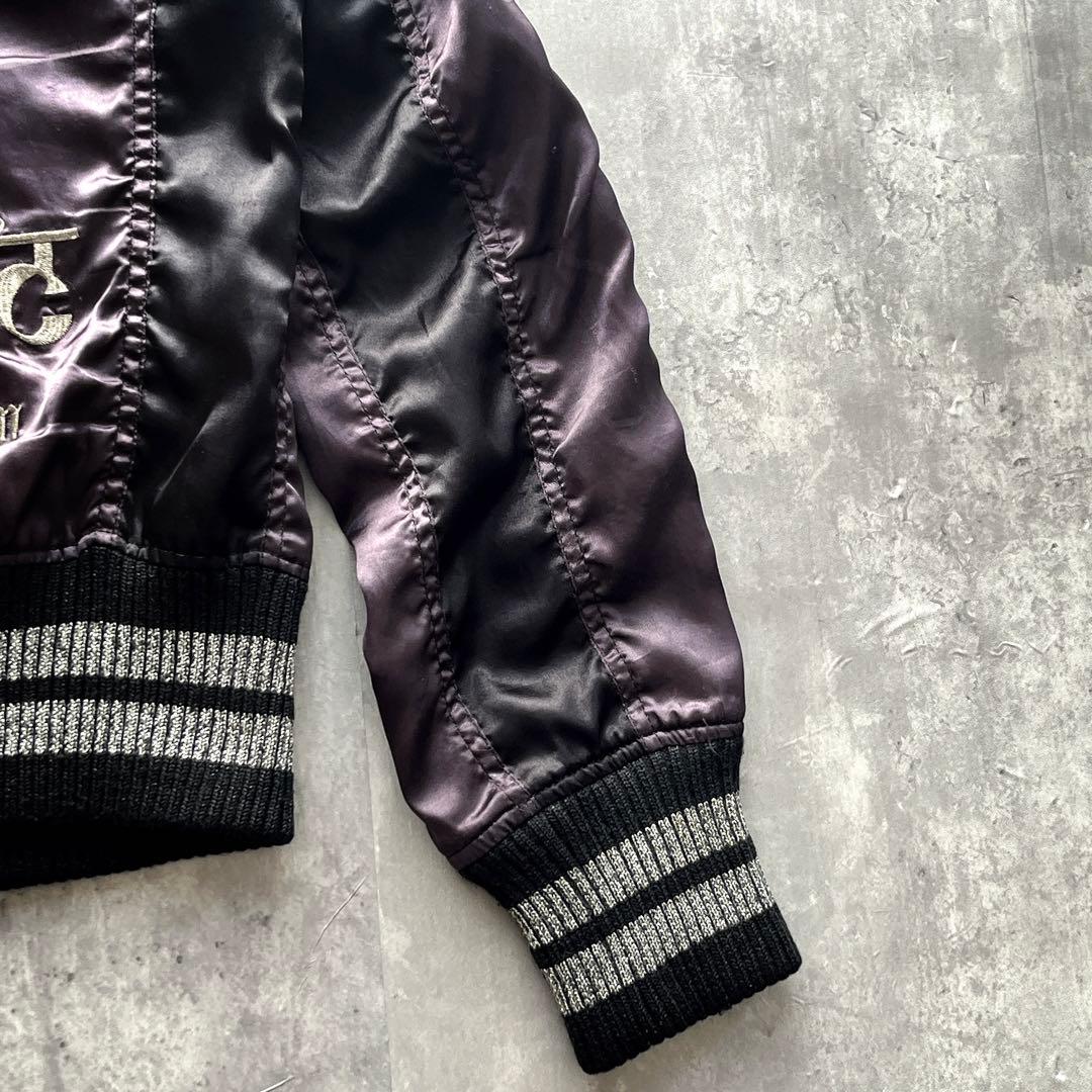 00s HYSTEIC GLAMOUR ガール 刺繍 短丈　スカジャン ムーン