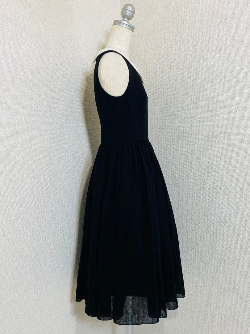 8694. Rene 2way ふんわり ノースリーブ Aライン ワンピース