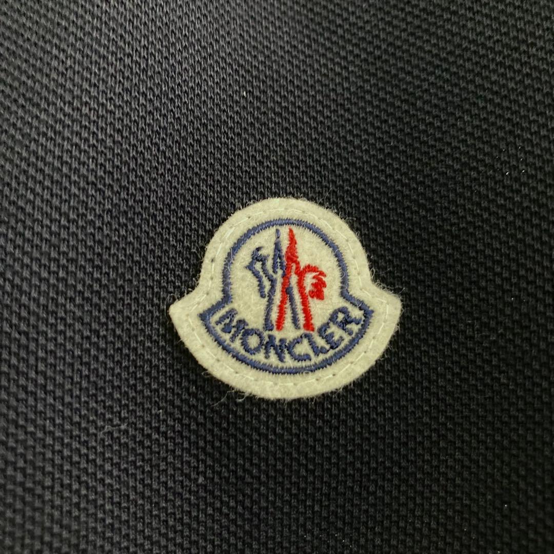 フ*ン様 【コード認証確認済み】MONCLER❁⃘トリコロールネイビー ポロシャ