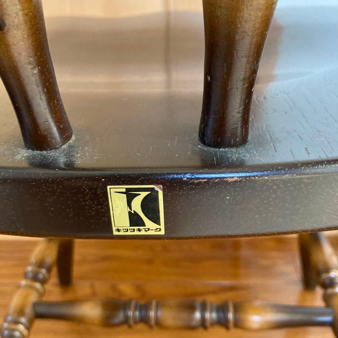 【お値下げしました】キツツキ　ウィンザーチェア　ダイニングチェア