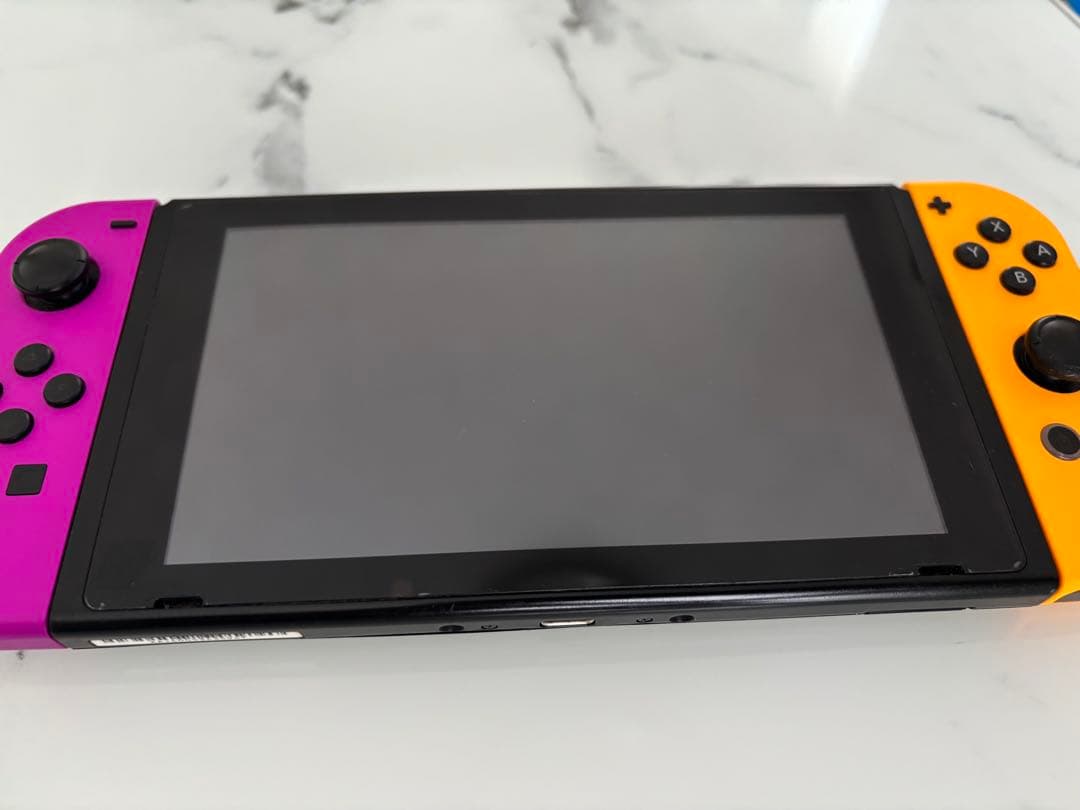 最終Switch 本体　ジョイコン　ドッグ　全てセット　ジャンク品　動作確認済