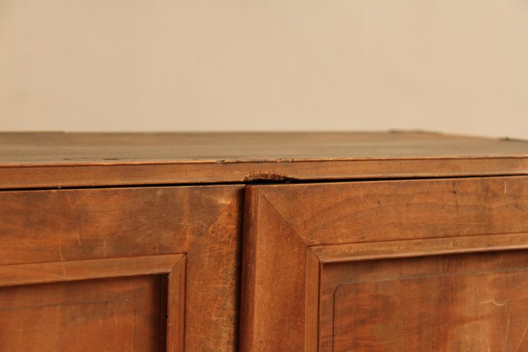 棚　引き戸　木製　収納棚　高さ54㎝　アンティーク　レトロ　古家具