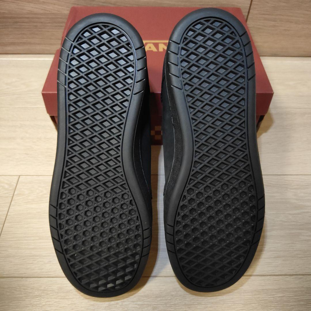 新品未使用27.0cm VANS 本革スニーカーブーツ モカシンMIDカット黒