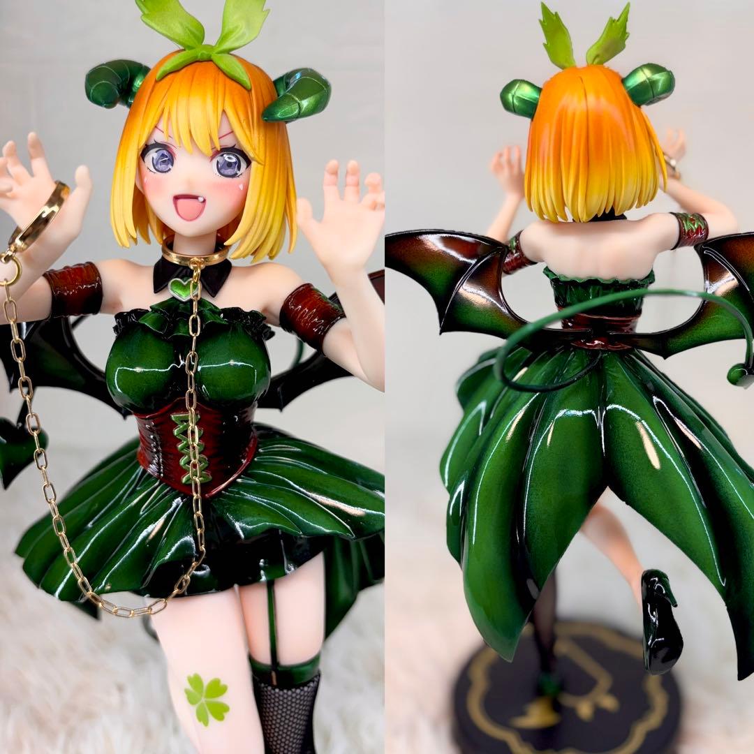 み*ー様 五等分の花嫁　中野四葉　フィギュア　リペイント　小悪魔ver ゴールド