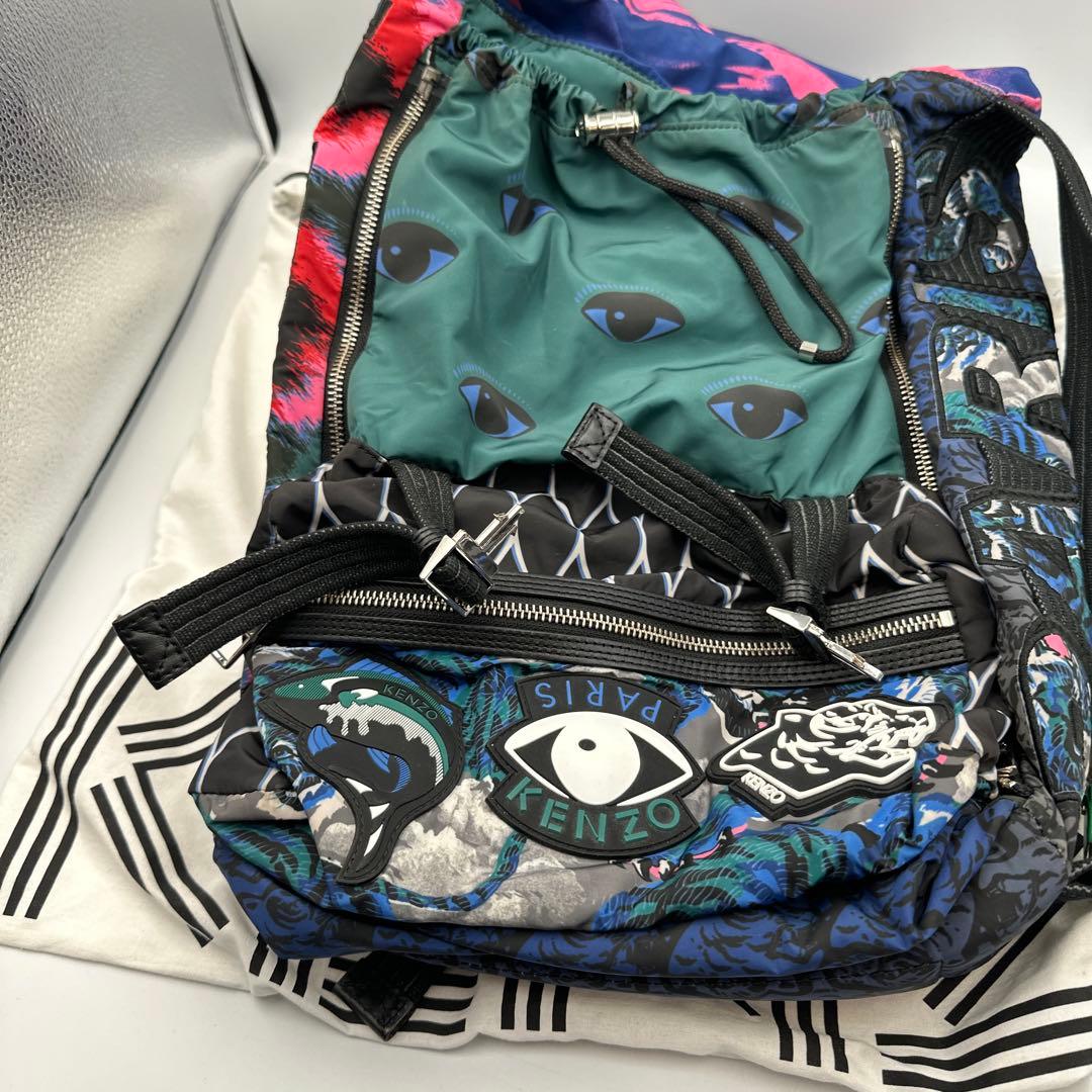 KENZO PARISマルチカラーバックパック　リュック