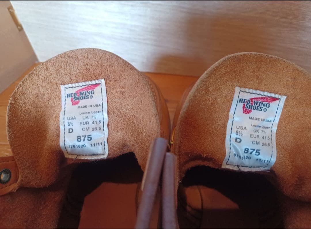 メ*ー様 レッドウイング　RED WING　アイリッシュセッター　タン　875