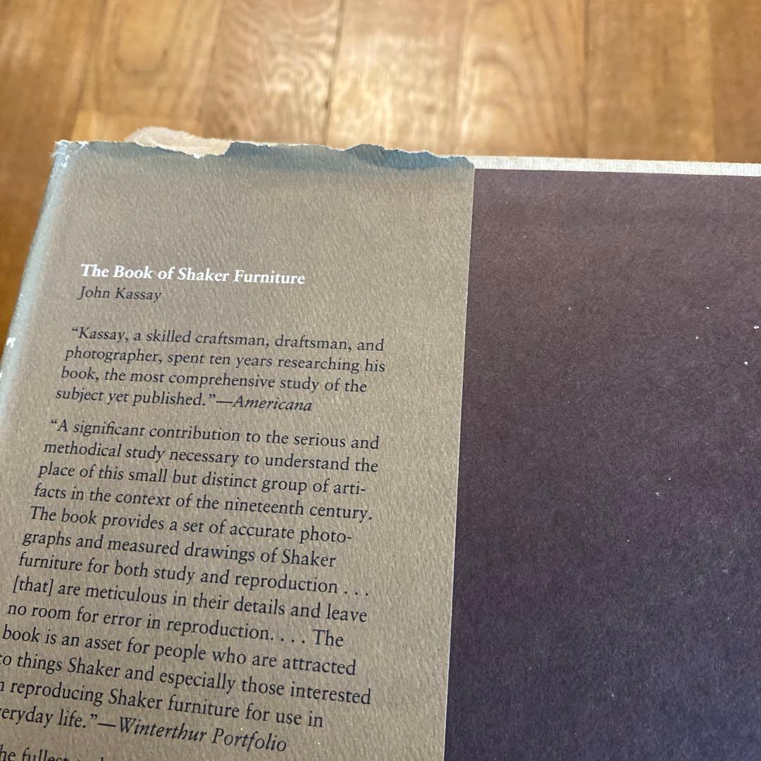 The Book of Shaker Furniture 木工家具職人　家具製作