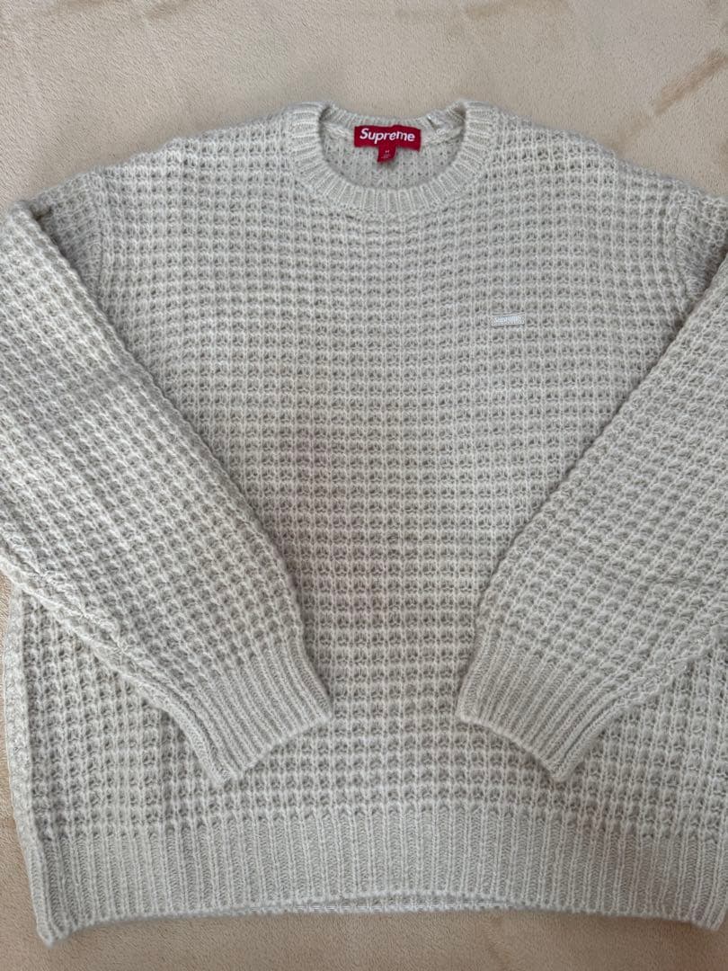 トップス small Box waffle sweater