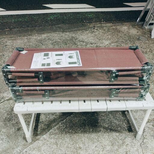 折りたたみ式収納ラック ワンタッチオーガナイザー ブラウン2個セット