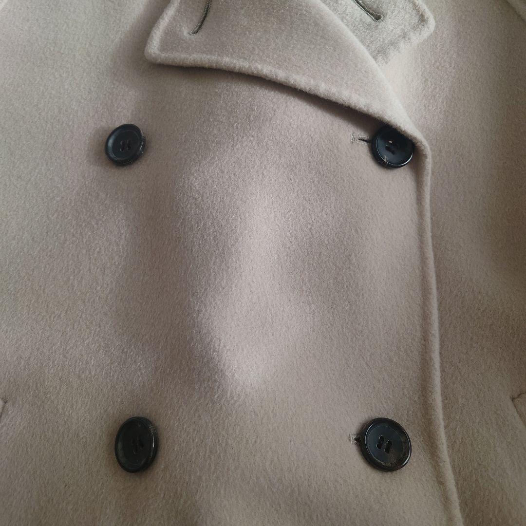 美品✨IENA スーパー160ダブルフェイス ショートコート ベージュ　36