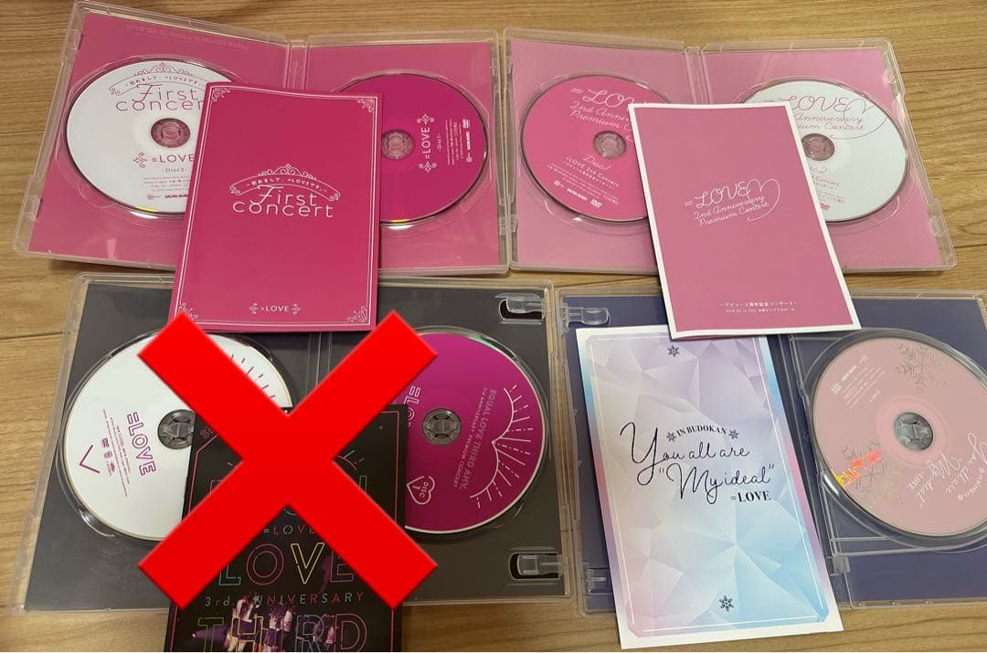 ＝LOVE イコラブ ライブDVDまとめ売り