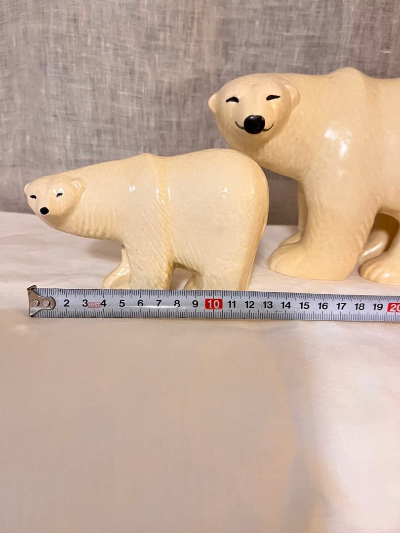 訳あり リサラーソン シロクマ親子セット