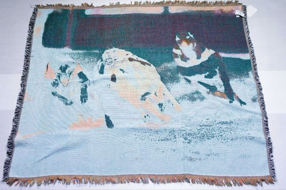 新品犬のレース グラフィックラグ 150cm x 125cm