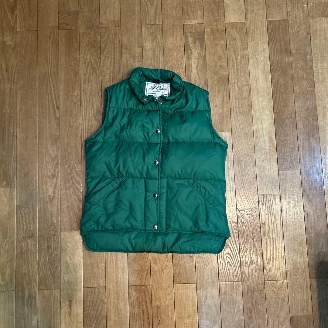 ま*す様 L.L.Bean 60s-70s 筆記体タグ ダウンベスト