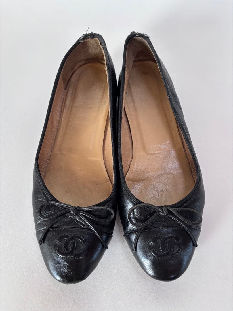CHANEL バレエフラット37.5