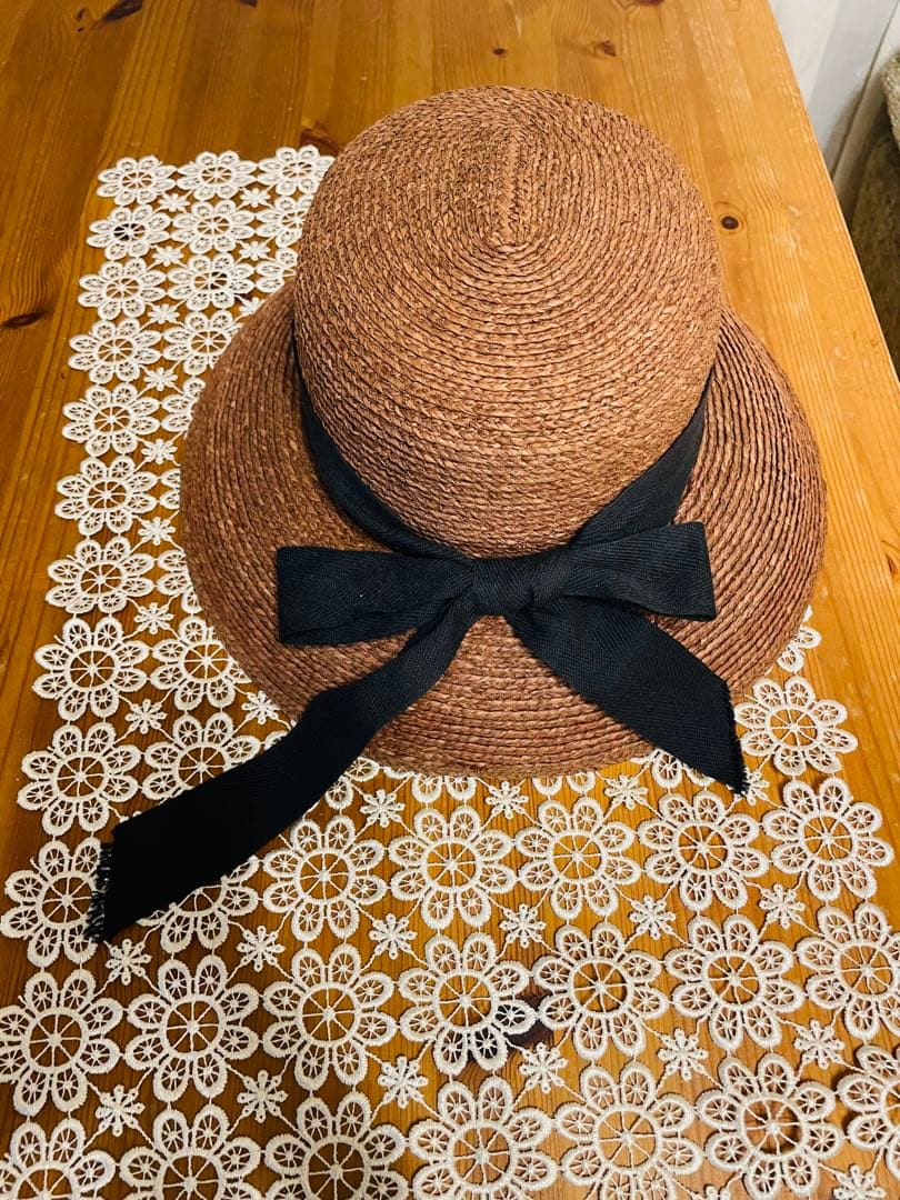 【ヘレンカミンスキー】ラフィアハット　ニューポートLサイズ