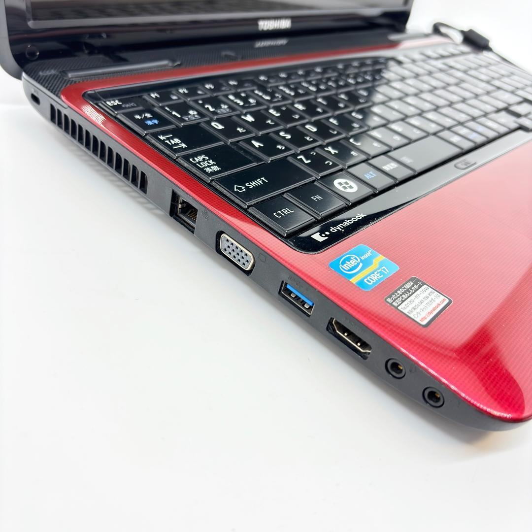 東芝 ノートパソコン Corei7 オフィス SSD Windows11 A27