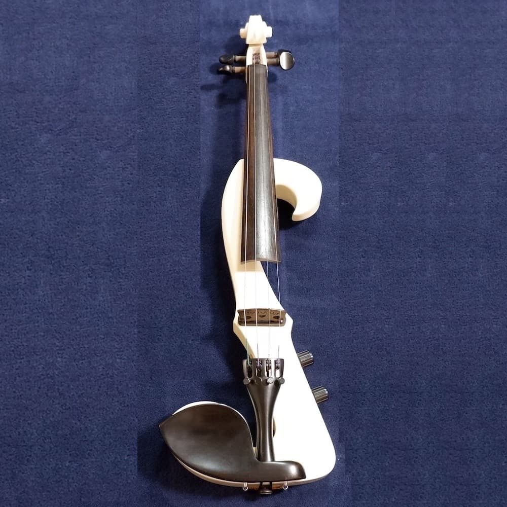 エレキバイオリン Straus 白