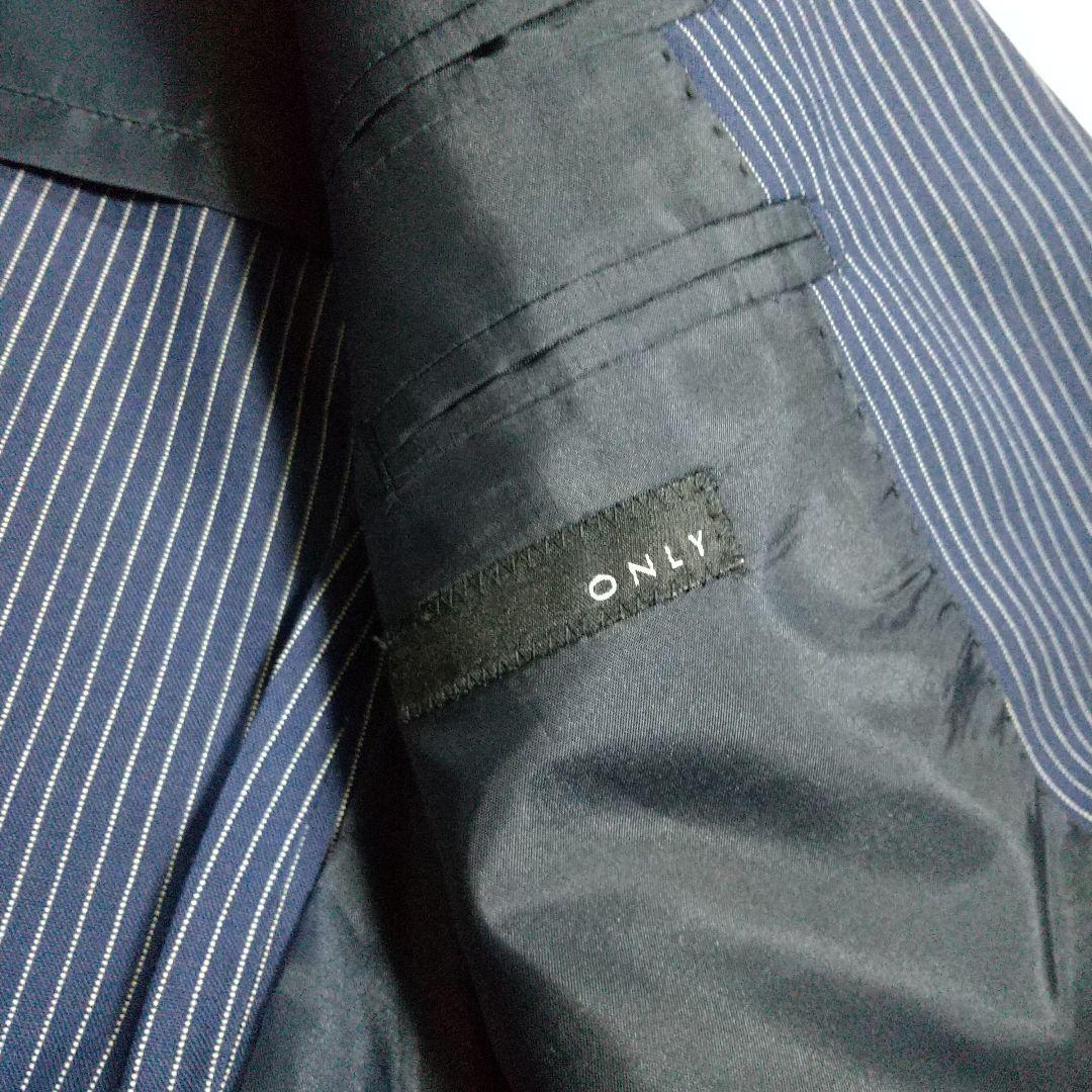 美品 ONLY オンリー SUPER110 ストライプ スーツ 上質