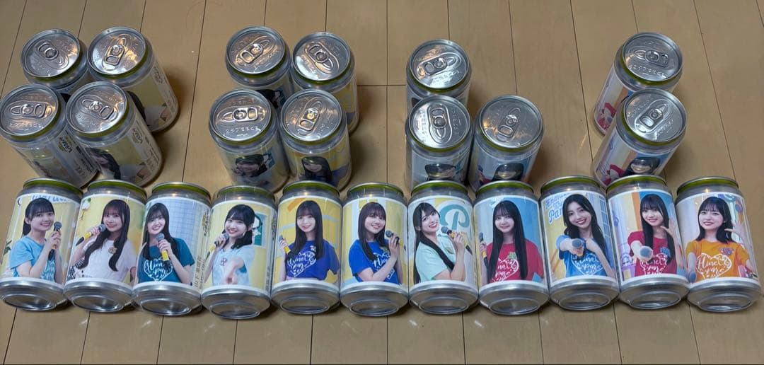 全種類　「日向坂ミュージックパレード」オリジナルラベル缶