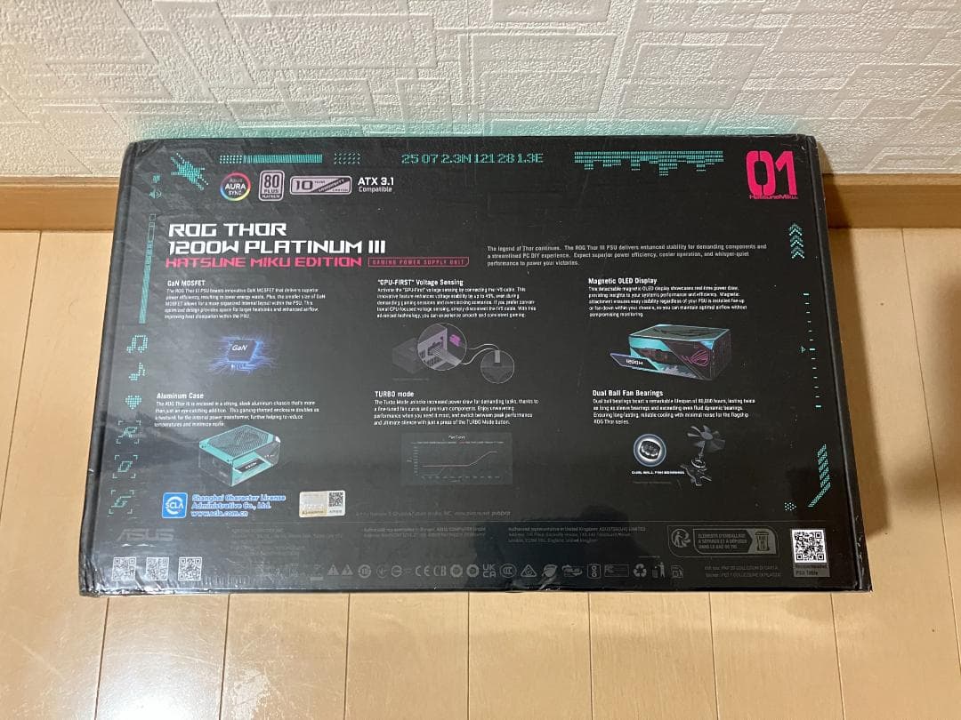 新品　ASUS ROG Thor 1200W Platinum III 初音ミク
