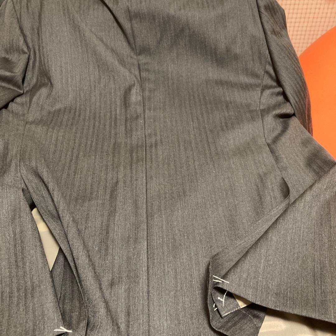 新品五大陸　オンワード　グレー 3ピーススーツ BB6定価97900