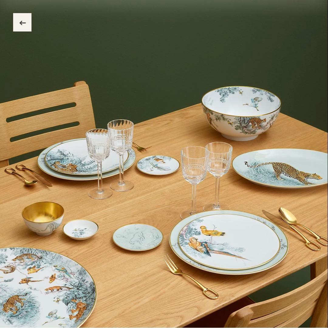 エルメス 赤道直下のスケッチ ディナープレート 2枚セット