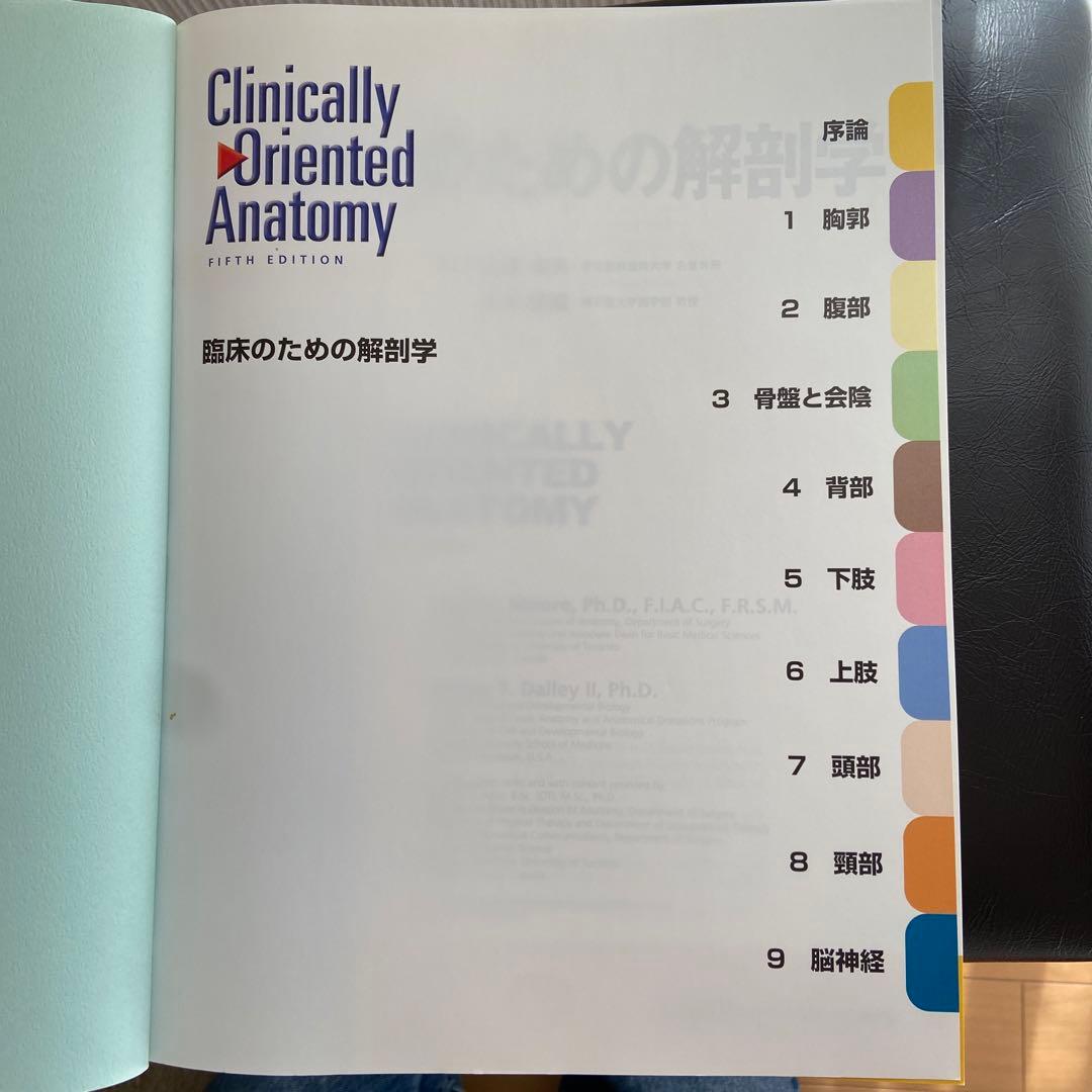 臨床のための解剖学　医学