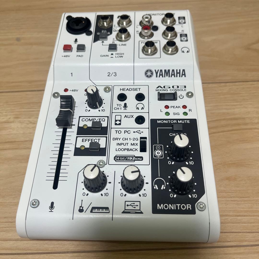 【美品】YAMAHA AG03 DJミキサー